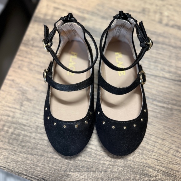 The Children's Place Toddler Girls Buckle Wrap Ballet Flats-Toddler Size 5 - Picture 3 of 8